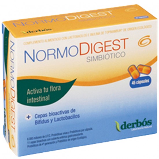 Normodigest Simbiotico 500Mg 45caps Derbos Normodigest Simbiotico 500Mg 45caps Derbos