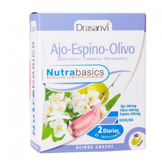 Nutrabasics Ajo Espino Olivo 60cap Drasanvi Nutrabasics Ajo Espino Olivo 60cap Drasanvi