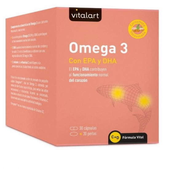 Omega 3 30caps 30 perlas Vitalart