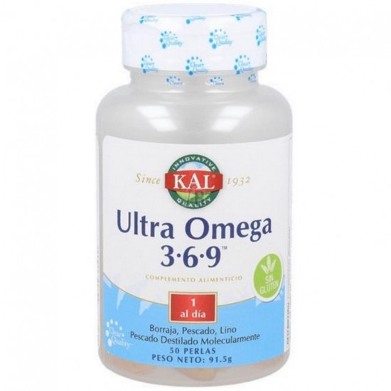 Omega 3-6-9 Ultra Sin Gluten 50 Perlas Kal