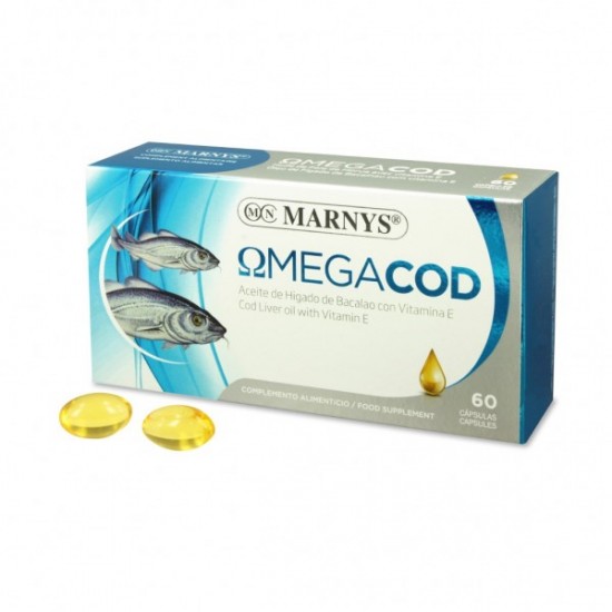 OmegaCod Aceite Higado Bacalao 60 Perlas Marnys