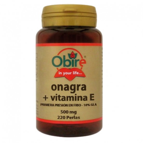 Onagra y Vitamina-E 510Mg 220 Perlas Obire Onagra y Vitamina-E 510Mg 220 Perlas Obire
