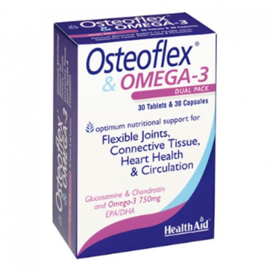 Osteoflex & Omega-3 30comp + 30caps Health Aid