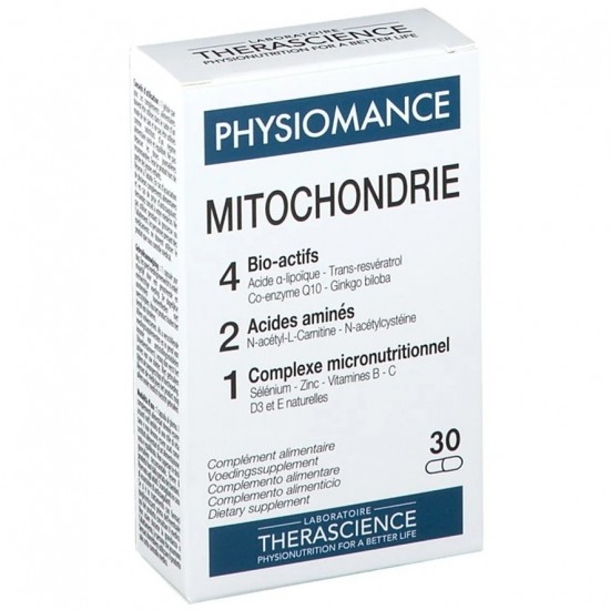 Physiomance Mitocondria Energia Sin Gluten 30caps Therascience Physiomance Mitocondria Energia Sin Gluten 30caps Therascience