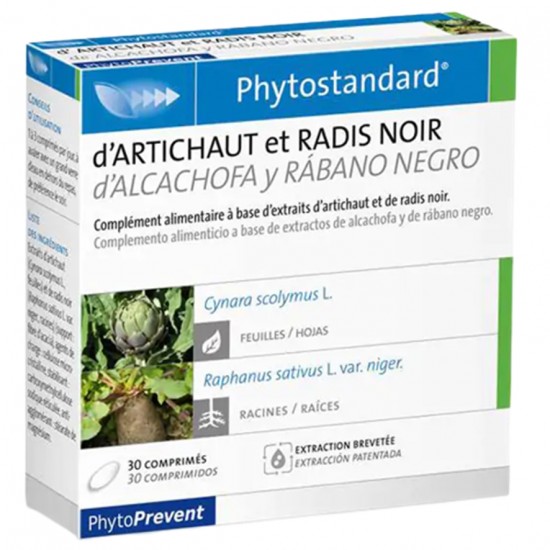 Phytostandard Alcachofa y Rabano Negro 30comp Pileje Phytostandard Alcachofa y Rabano Negro 30comp Pileje
