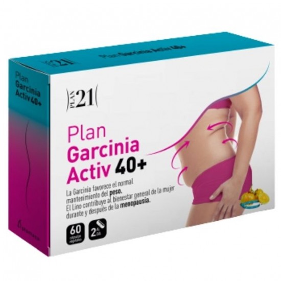 Plan 21 Garcinia Activ 40+ Sin Gluten 60caps Plameca