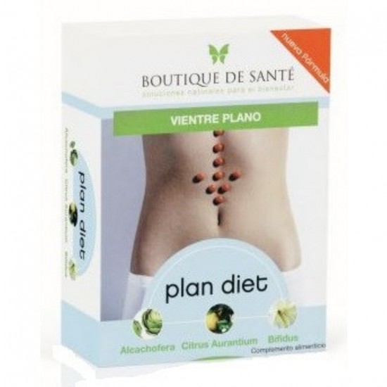 Plan Diet Vientre Plano 60caps Boutique De Sante