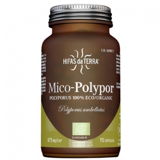 Poliporus Mico-Polypor Sin Gluten Vegan 70caps Hifas Da Terra
