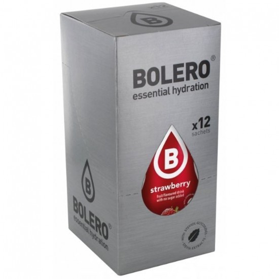 Preparado para Bebida Sabor Fresa Sin Gluten 12 Sobres Bolero