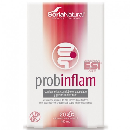 Probinflam 450Mg Sin Gluten 20caps Soria Natural