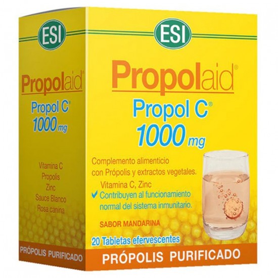 Propolaid Propol-C 1000Mg Efervescente Sin Gluten 20comp Esi