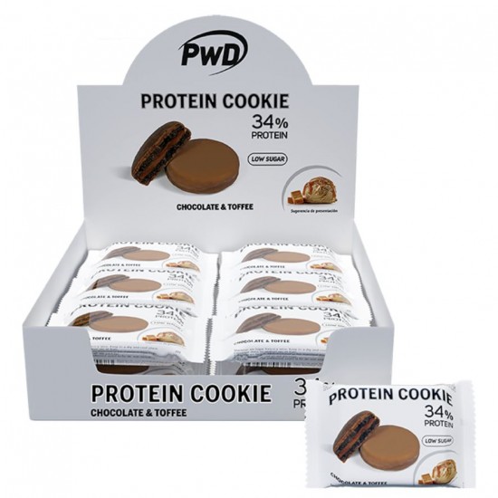 Protein Cookies Chocolate y Toffee 30g x18uds PWD