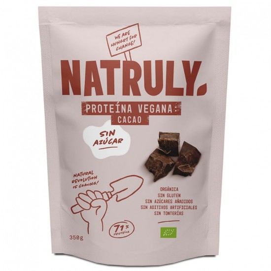 Proteina de Chocolate Sin Gluten Bio Vegan 350g Natruly