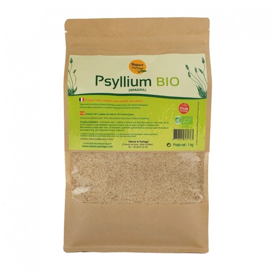 Psyllium Rubio Polvo Sin Gluten Bio Vegan 300g Psyllium