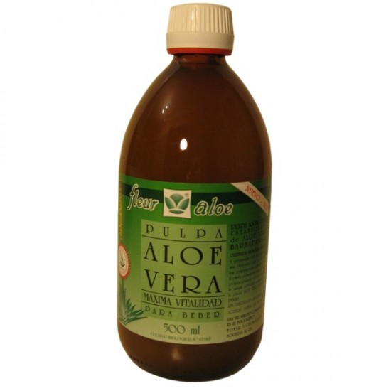 Pulpa Aloe Vera 100% Eco 500ml Fleuraloe