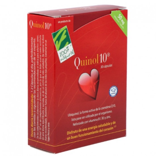 Quinol-10 50Mg 30caps 100 % Natural