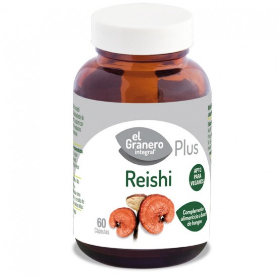 Reishi Plus 530Mg Vegan 60caps El Granero Integral Reishi Plus 530Mg Vegan 60caps El Granero Integral