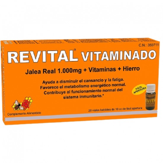 Revital Vitaminado 20 Viales Revital