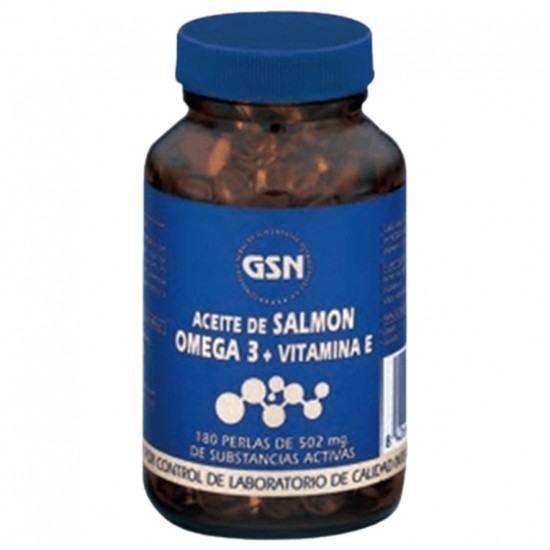 Salmon+Omega-3+Vitamina-E 180 Perlas G.S.N. Salmon+Omega-3+Vitamina-E 180 Perlas G.S.N.