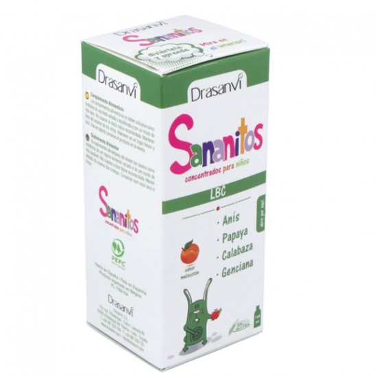 Sananitos LBC Lombrices Sin Gluten 150ml Drasanvi Sananitos LBC Lombrices Sin Gluten 150ml Drasanvi