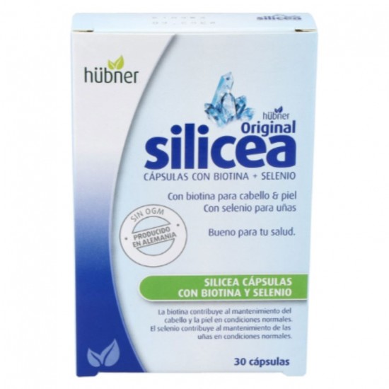 Silicea con Biotina y Selenio 30caps Hubner