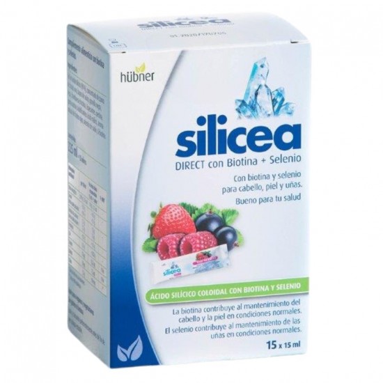 Silicea Direct con Bioina + Selenio 15 Sticks Hubner