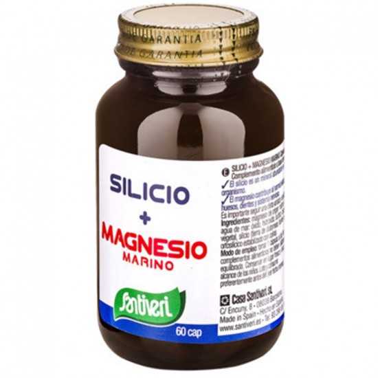 Silicio+Magnesio Marino 60caps Santiveri