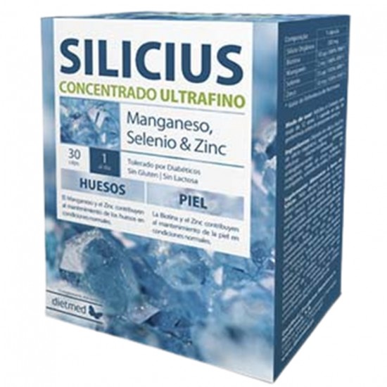 Silicius Concentrado Ultrafino 30caps Dietmed