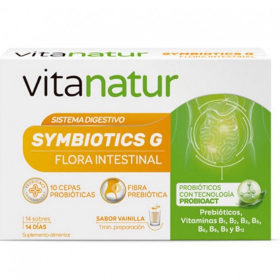 Simbiotics-G Flora Intestinal 14 Sobres Vitanatur
