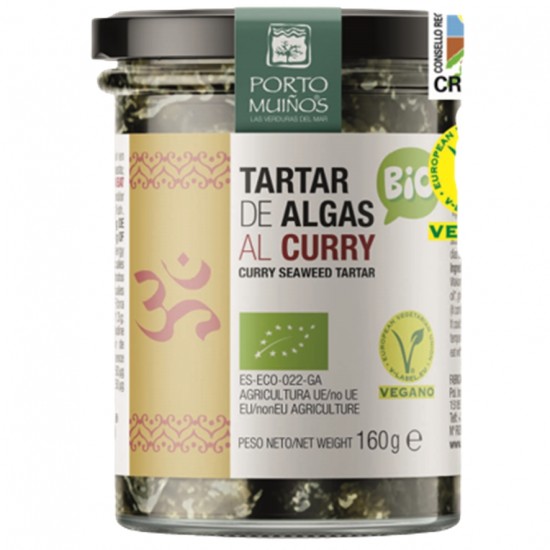 Tartar Algas Curry Conserva 160g Porto Muiños