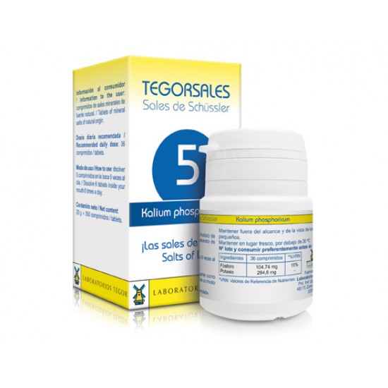 Tegorsal 5 Kalium Phosphoricum Sin Gluten 350comp Tegor Tegorsal 5 Kalium Phosphoricum Sin Gluten 350comp Tegor