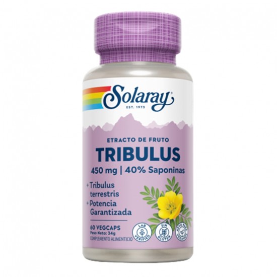 Tribulus 450Mg Sin Gluten Vegan 60caps Solaray