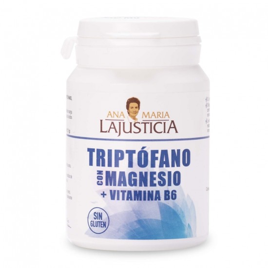 Triptofano Magnesio y Vitamina B6 Sin Gluten 60comp Ana Maria Lajusticia