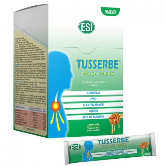 Tusserbe Pocket Drink 16 Sobres Trepat-Diet-Esi Tusserbe Pocket Drink 16 Sobres Trepat-Diet-Esi