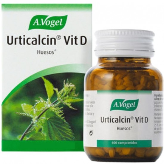 Urticalcin Vitamina D Huesos 600comp A.Vogel
