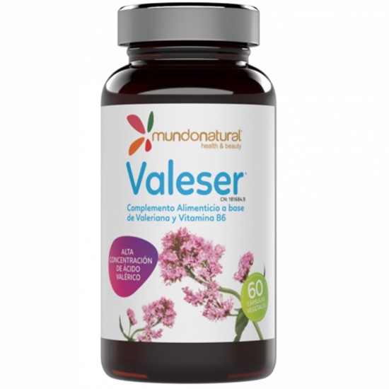 Valeser Extracto de Valeriana 450Mg 60caps Mundonatural