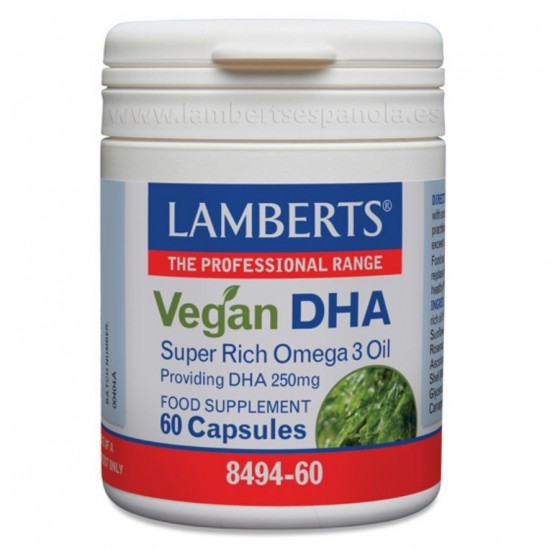 Vegan DHA 250Mg Vegan 60caps Lamberts