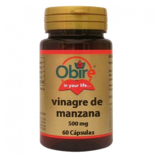 Vinagre Manzana 500Mg 60caps Obire