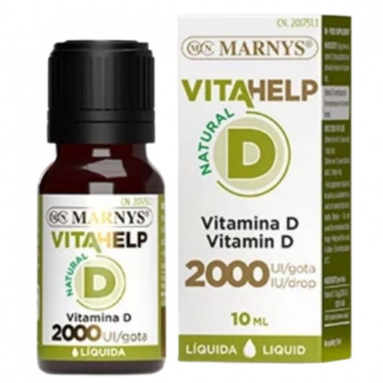 VitaHelp Vitamina-D 2000ui Liquida 10ml Marnys