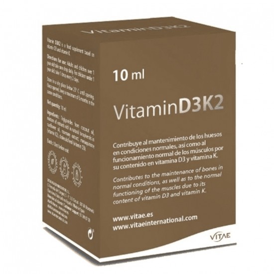 Vitamin D3K2 10ml Vegan Vitae