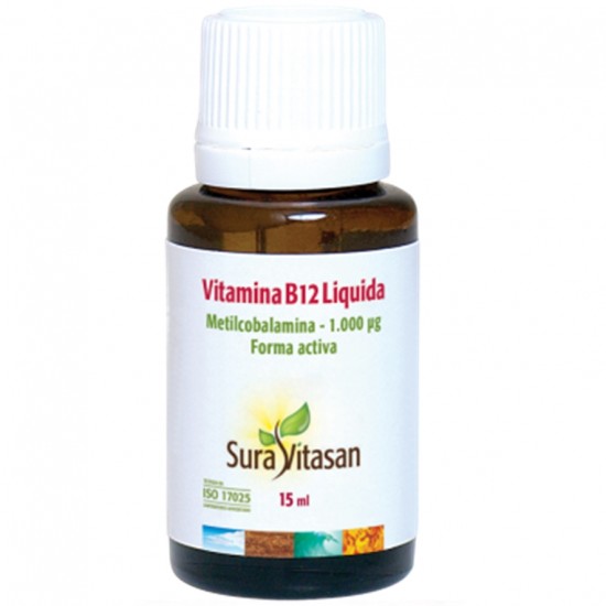Vitamina B12 Liquida 15ml Sura Vitasan