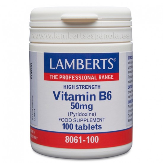 Vitamina-B6 50mg 100comp Lamberts