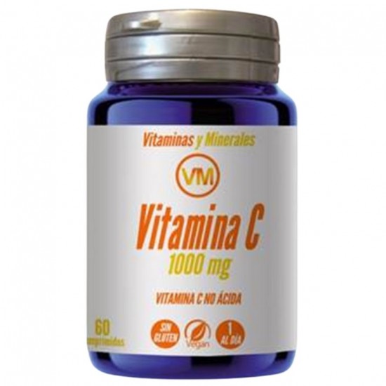 Vitamina-C 1000Mg No acida Sin Gluten Vegan 60caps Ynsadiet