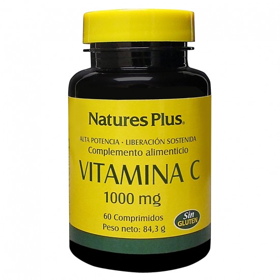 Vitamina-C 1000Mg Sin Gluten 60comp NatureS Plus Vitamina-C 1000Mg Sin Gluten 60comp NatureS Plus