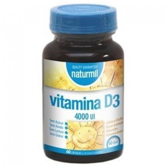 Vitamina D3 4000 Ui Sin Gluten 60caps Naturmil