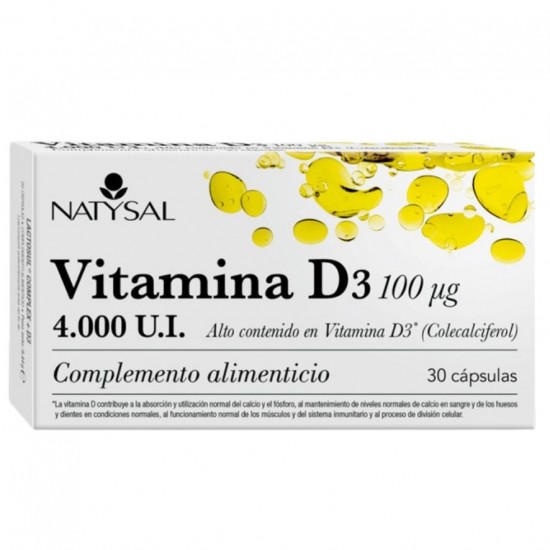 Vitamina-D3 4000Ui 60caps Natysal