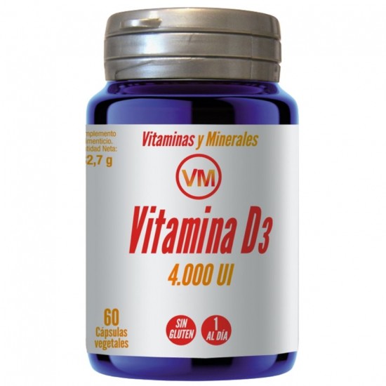 Vitamina-D3 4000Ui 60caps Ynsadiet