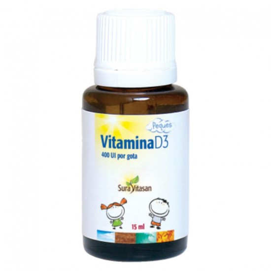 Vitamina D3 Peques 400UI 15ml Sura Vitasan