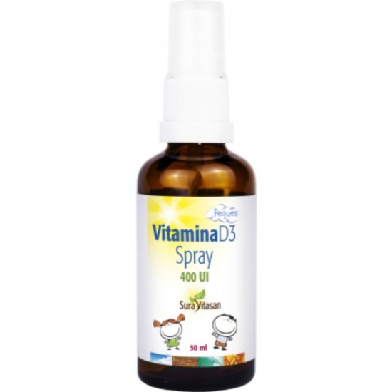 Vitamina D3 peques 400UI spray 50ml Sura Vitasan