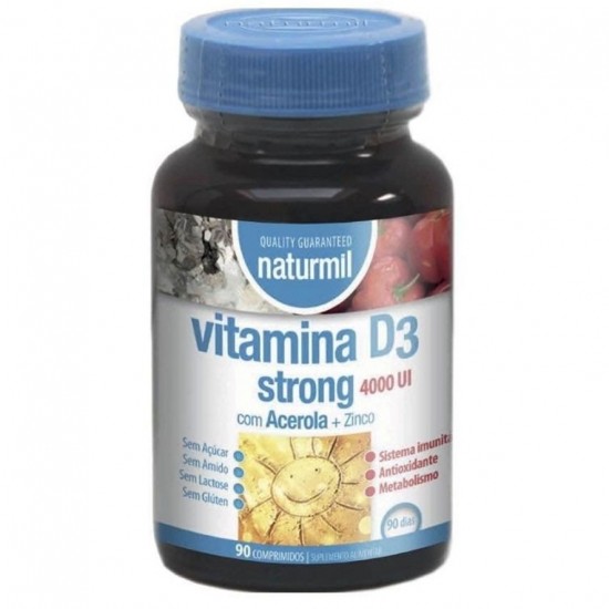 Vitamina D3 Strong 400 Ui 90comprimids Naturmil